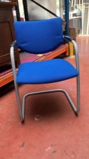 C2 stoel blauw