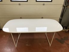 witte hoogglans tafel