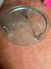 Glazen salontafel