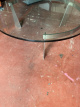 Glazen salontafel