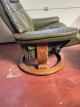 Groene fauteuil verstelbaar