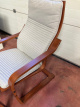 Fauteuil met voetenbankje